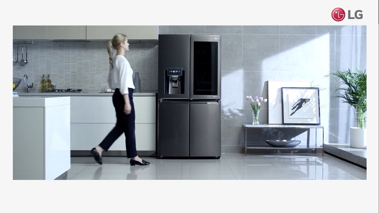 LG Instaview Refrigeator Product movie