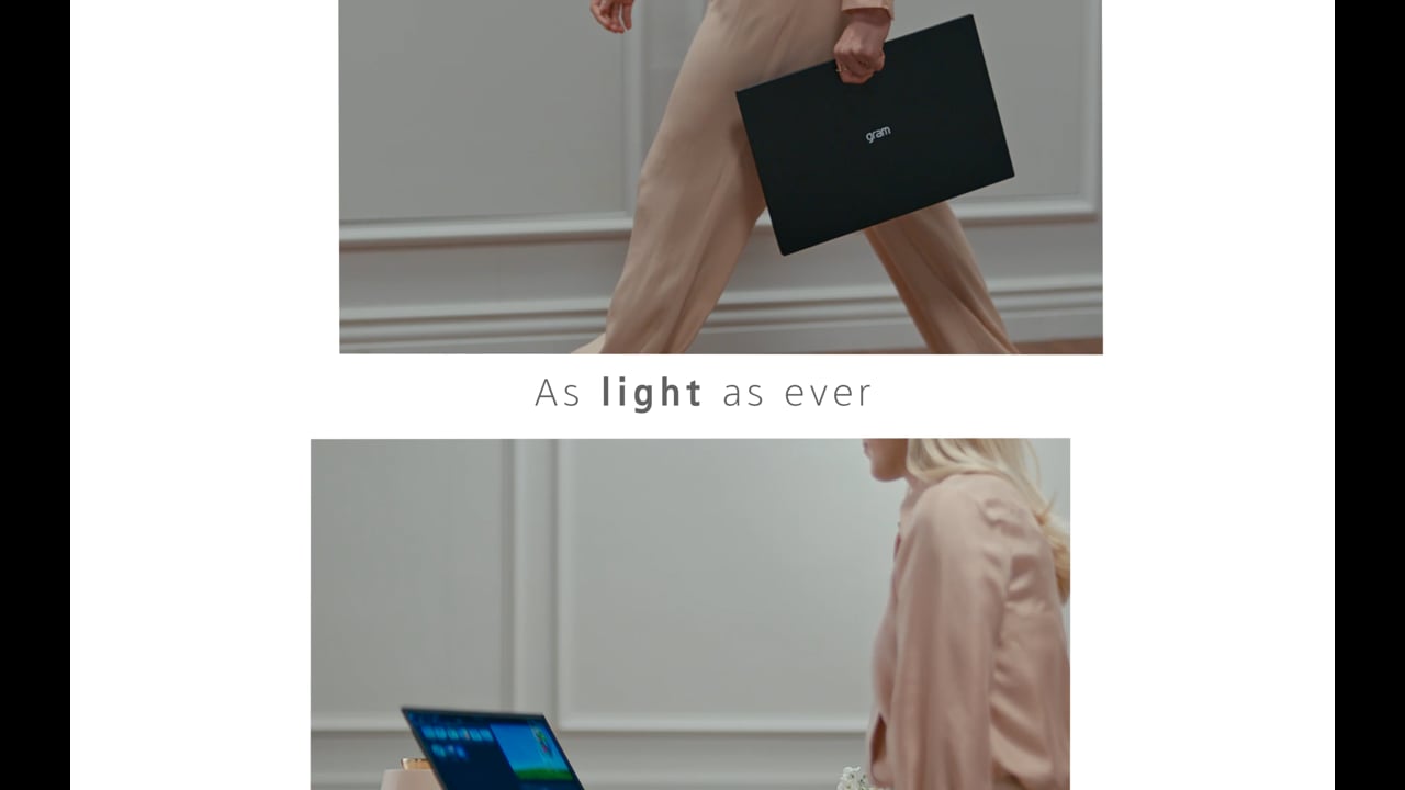 LG Gram Product movie